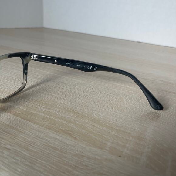 Ray-Ban RB5279 5540 Eyeglasses Gray Horn Fade Square Frames Only 53-18-145 - Picture 7 of 9